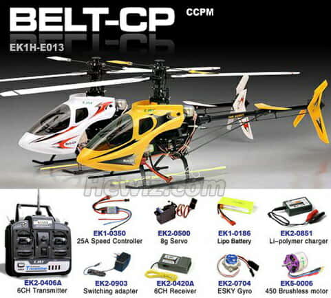 هلیکوپتر مدل رادیو کنترل موتور الکتریکی ای اسکای BELT-CP23876
